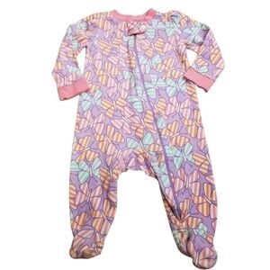 Kidgets butterfly footed pajamas 3-6 mo